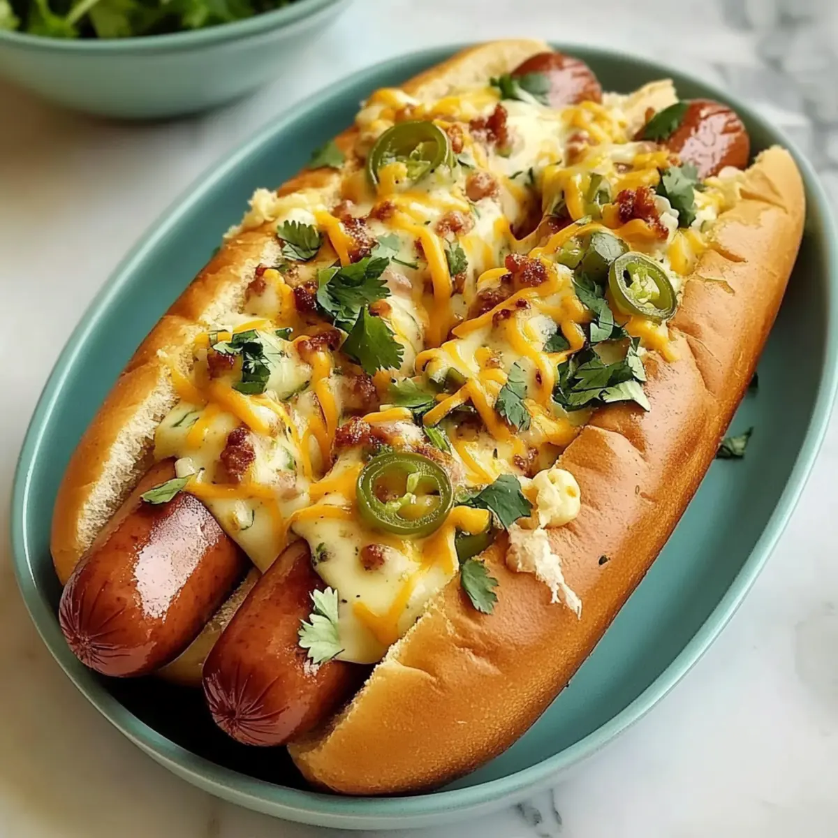 Loaded Jalapeño Popper Hot Dogs