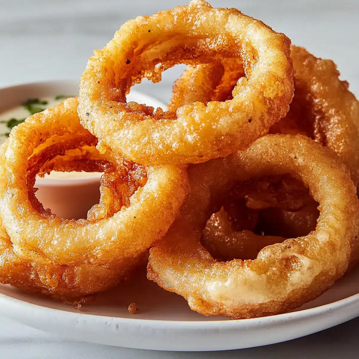 Beer-Battered Onion Rings