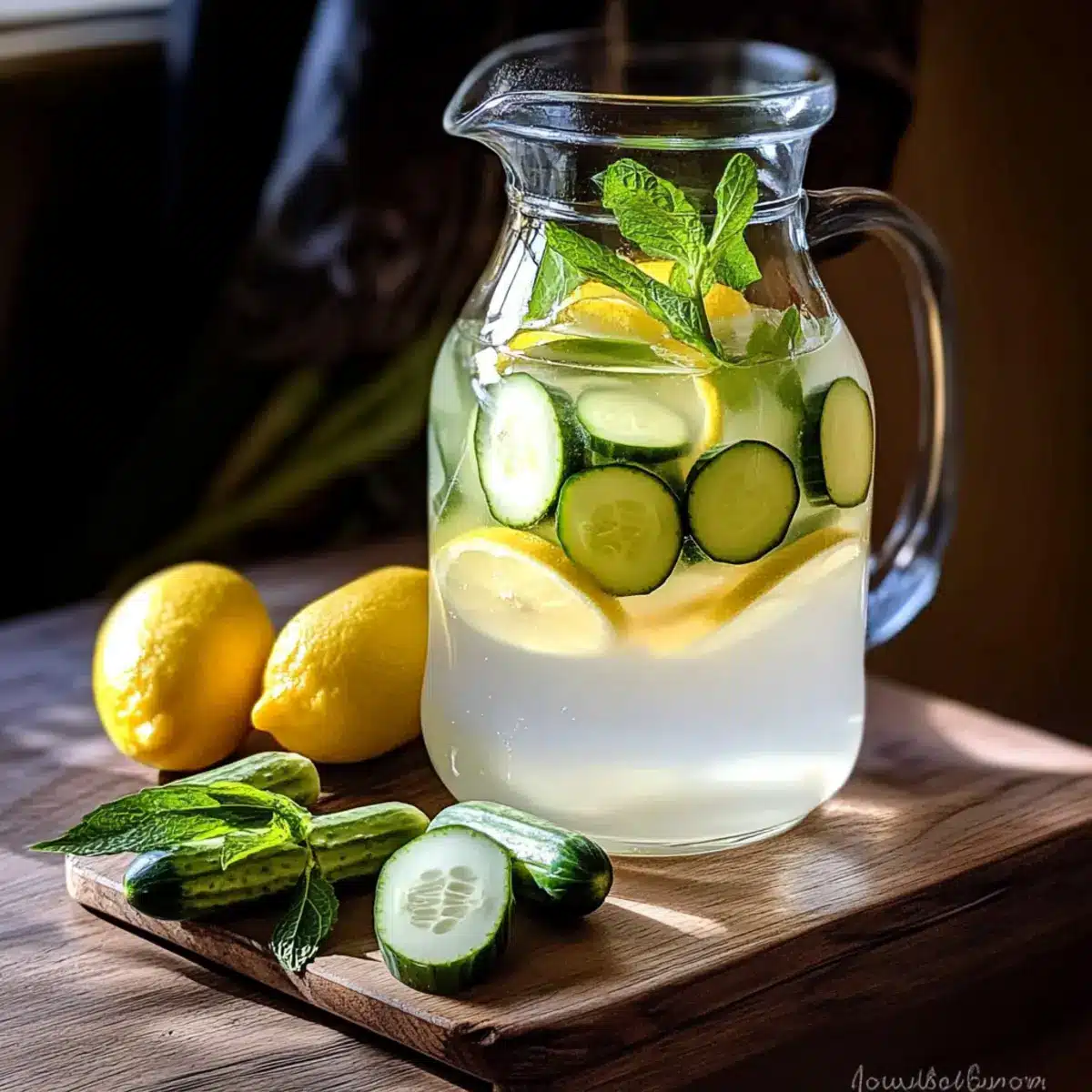 Cucumber Lemon Ginger Water Benefits