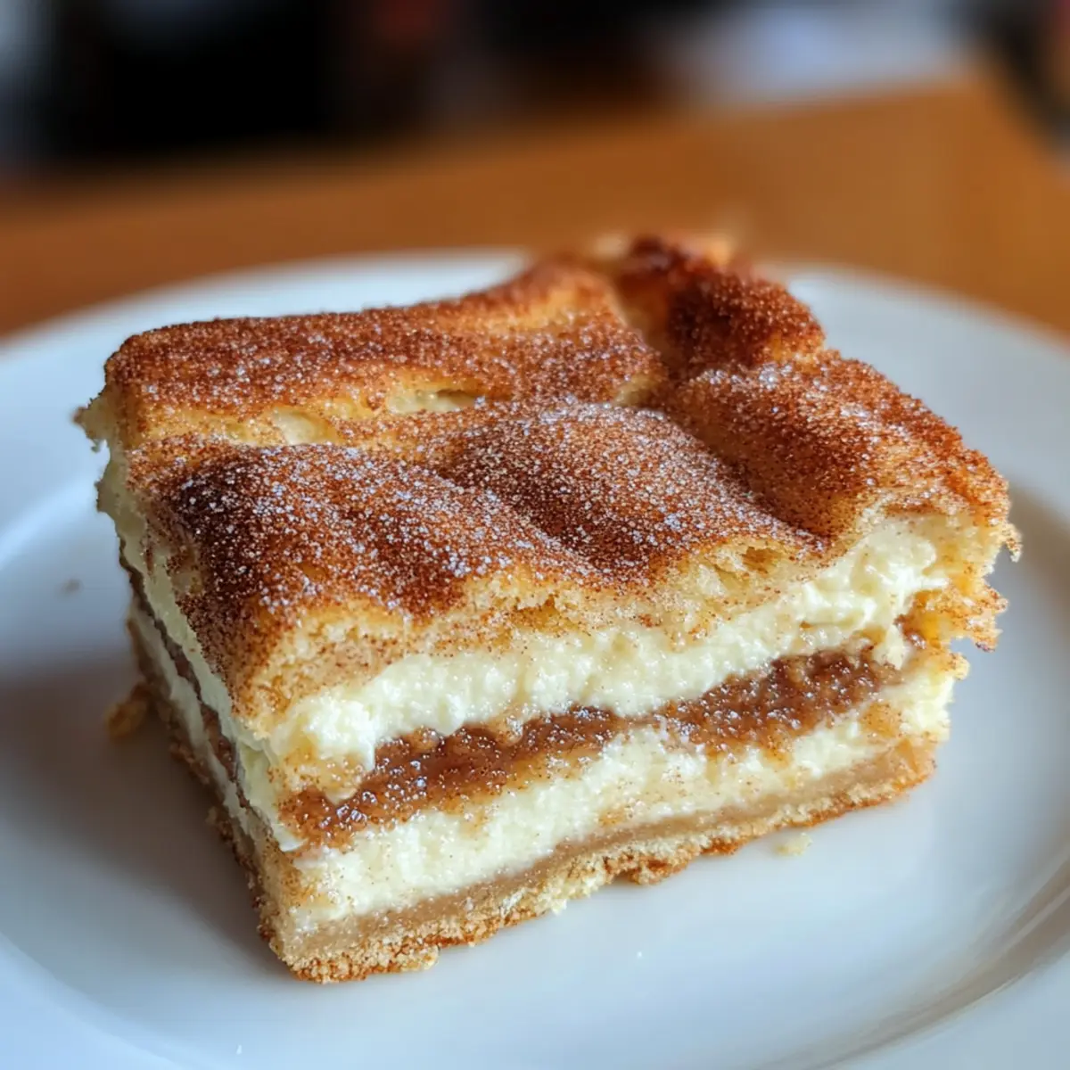 Churro Cheesecake Bars