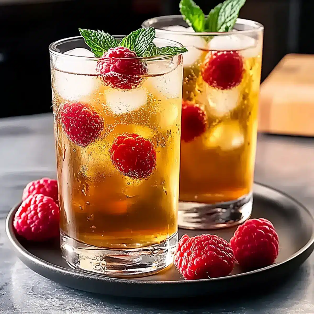 Refreshing Raspberry Iced Tea