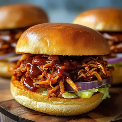BBQ Jackfruit Sandwiches (vegan)