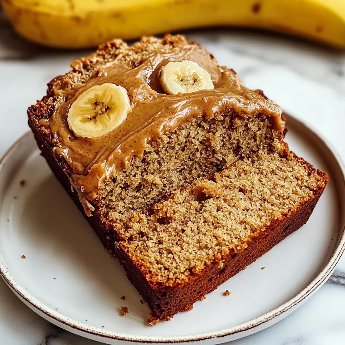 Moist Biscoff Banana Bread