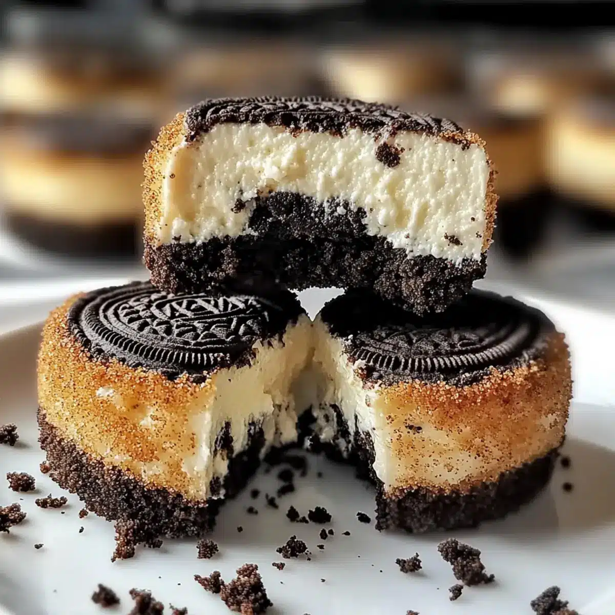 Creamy No-Bake Oreo Cheesecake Bites