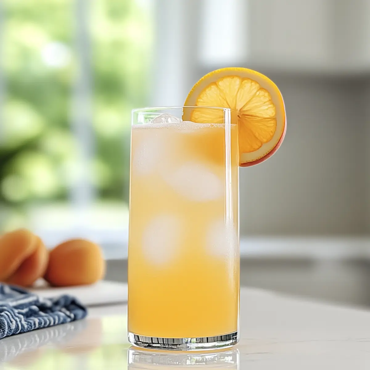 Apricot Lemonade Mocktail