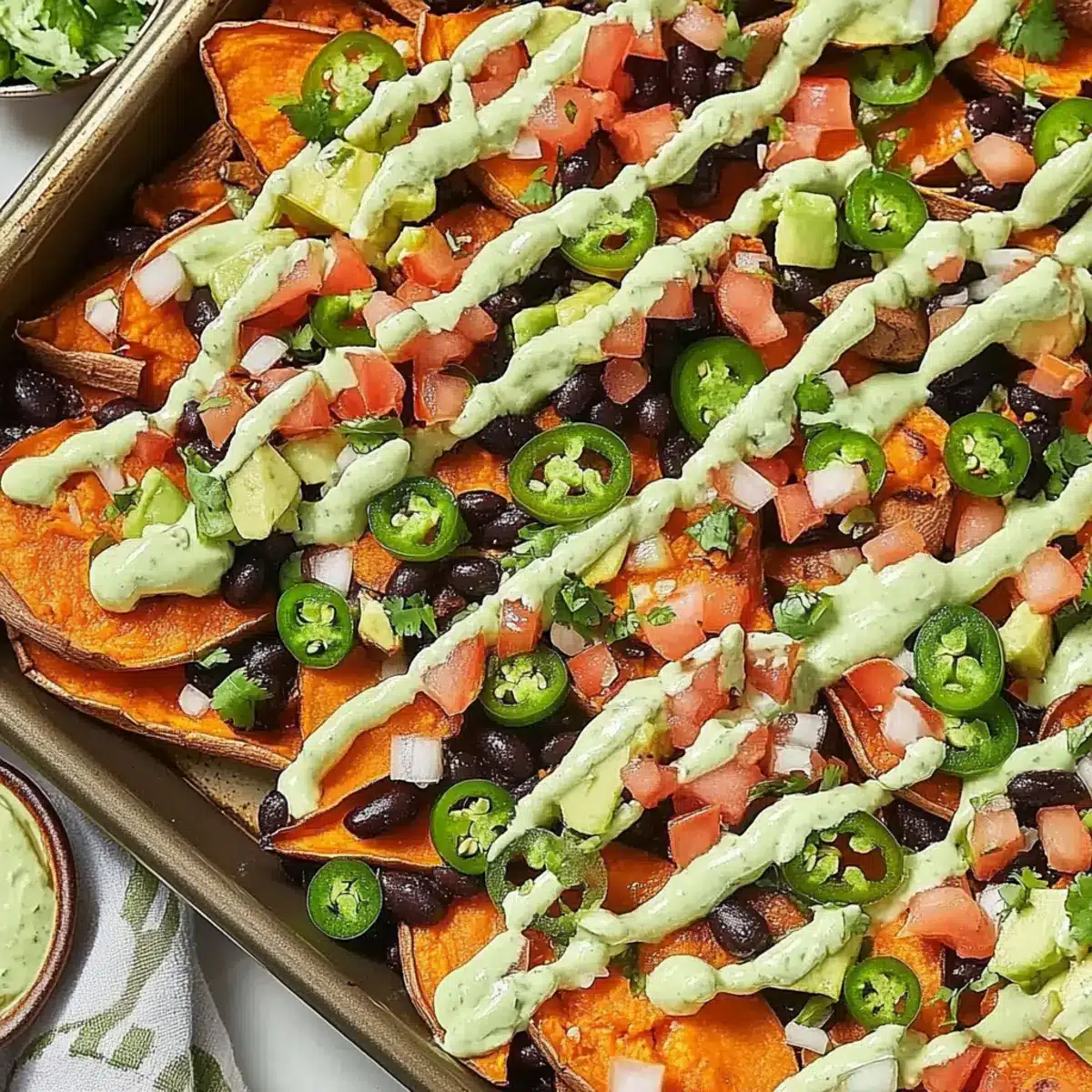 Sweet Potato Nachos