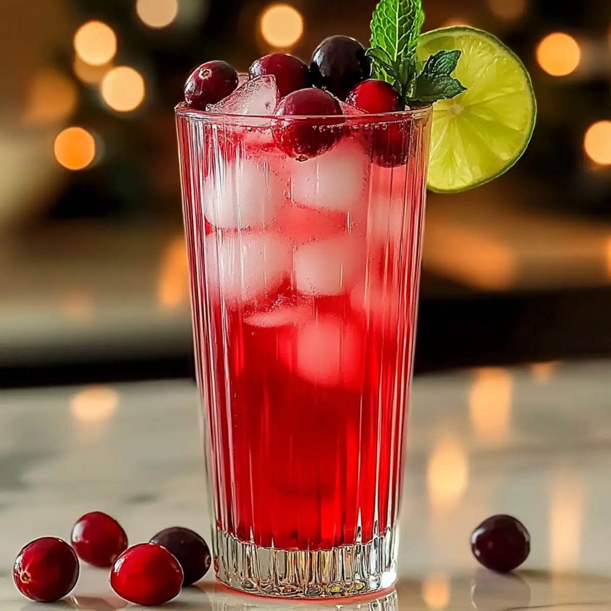 Refresh with Vanilla Cranberry Crush Mocktail Magic