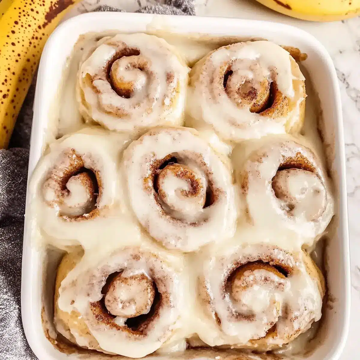 Banana Bread Cinnamon Rolls