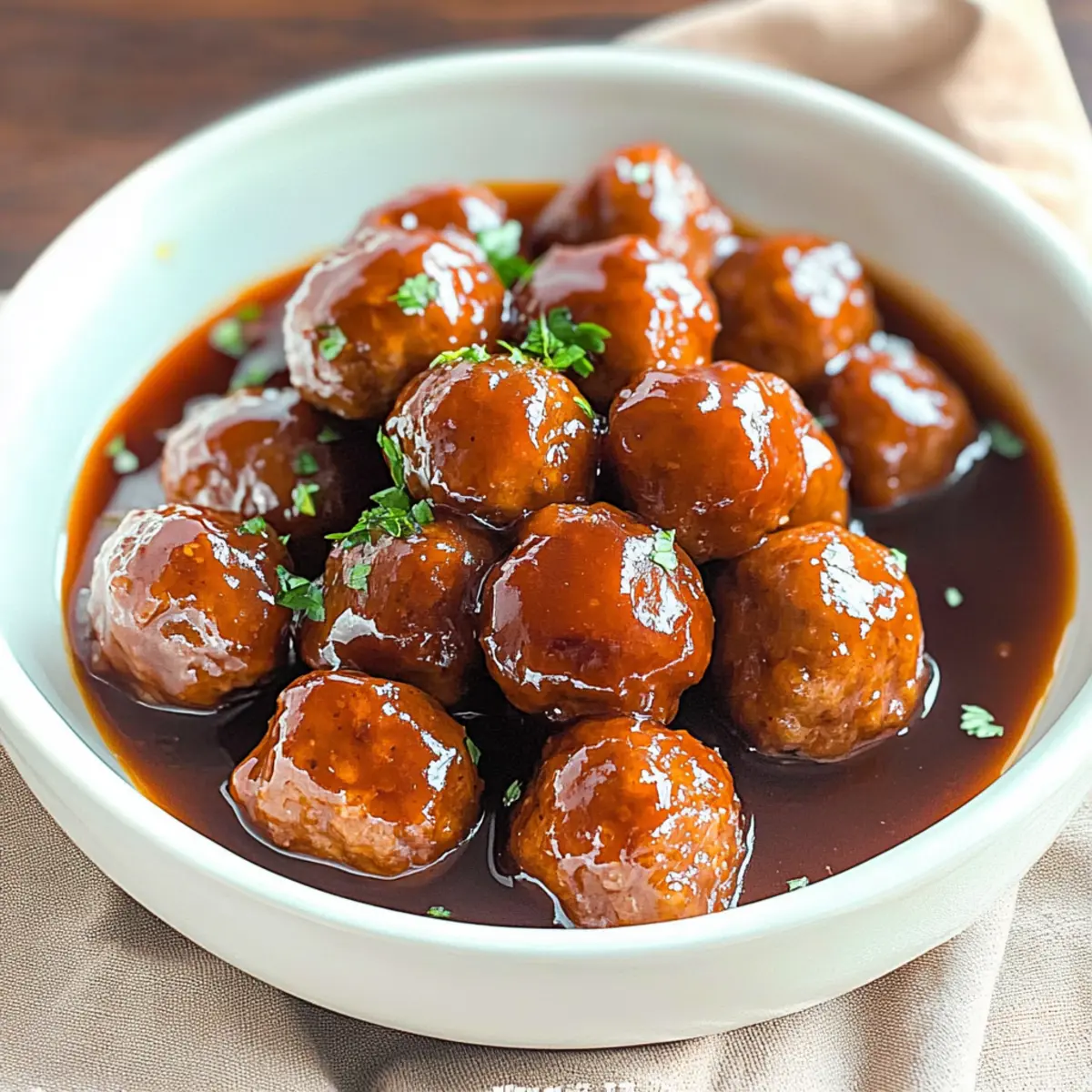 Homemade Honey Garlic Sauce for Meatballs