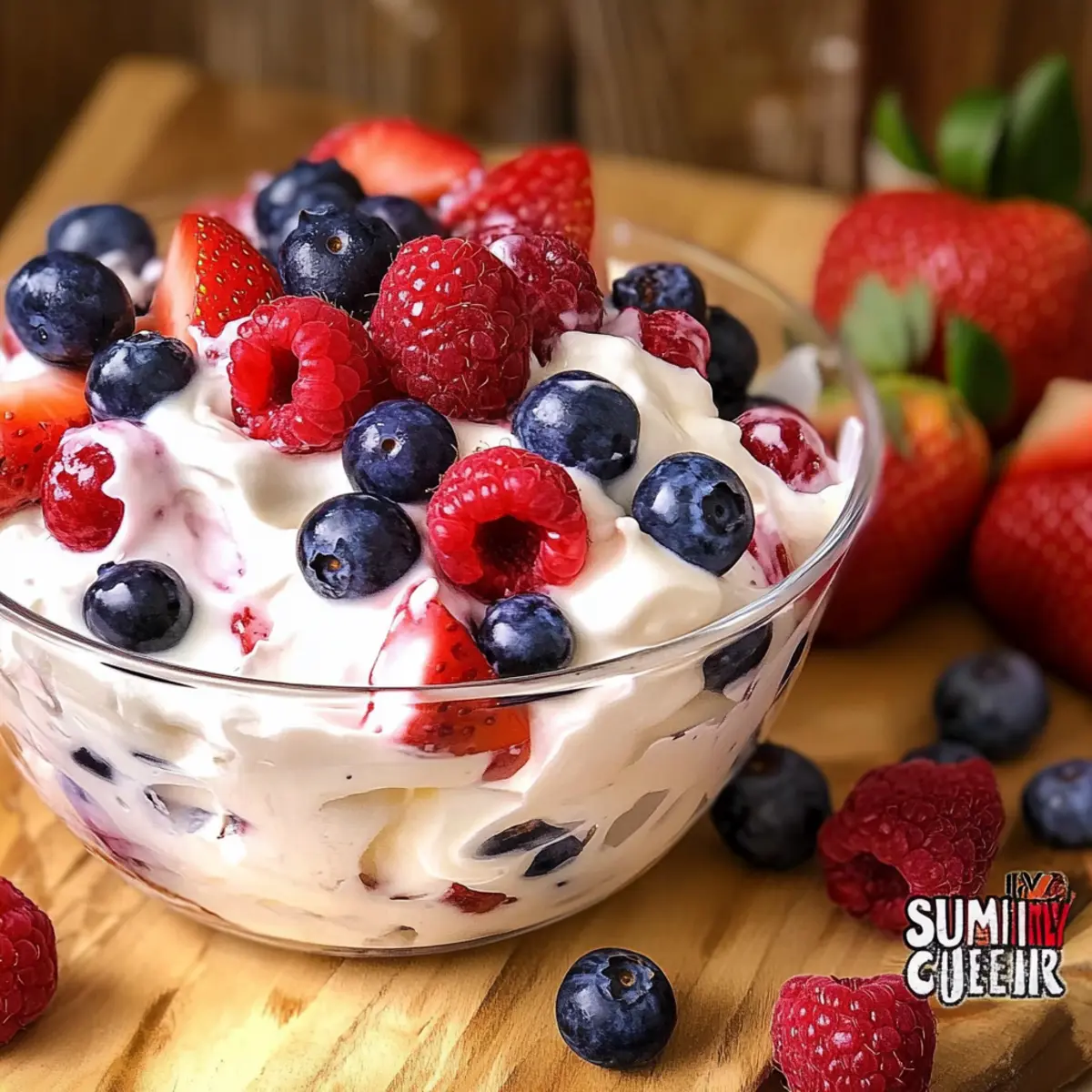Summer Berry Cheesecake Salad