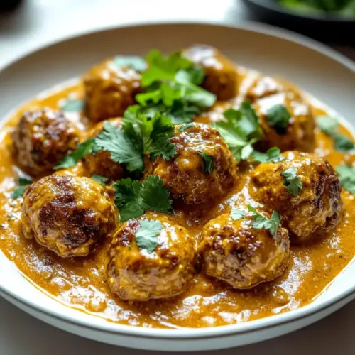 Creamy Coconut Curry Meatballs