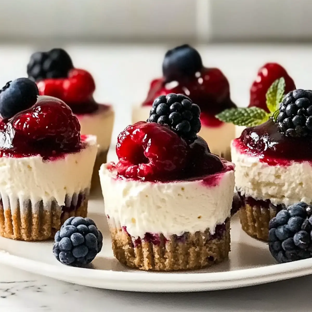 No-Bake Cheesecake Bites