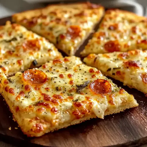 High Protein Cottage Cheese Pizza
