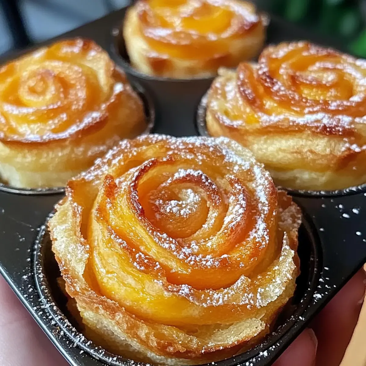 Peach Pie Cruffins