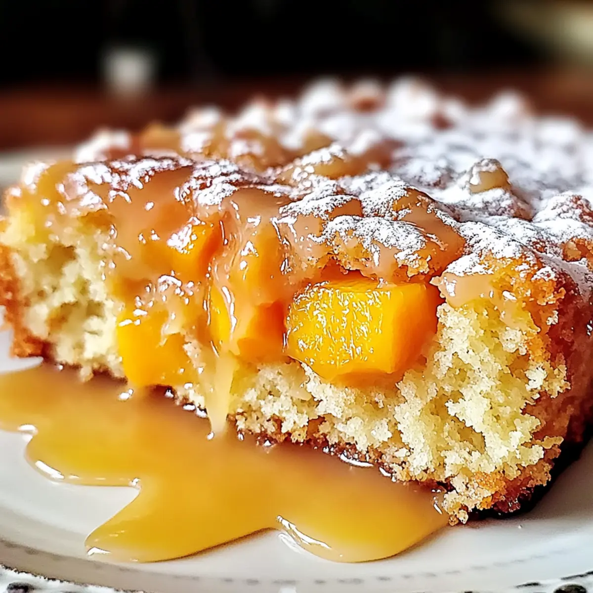 Irresistible Summer Peach Cake