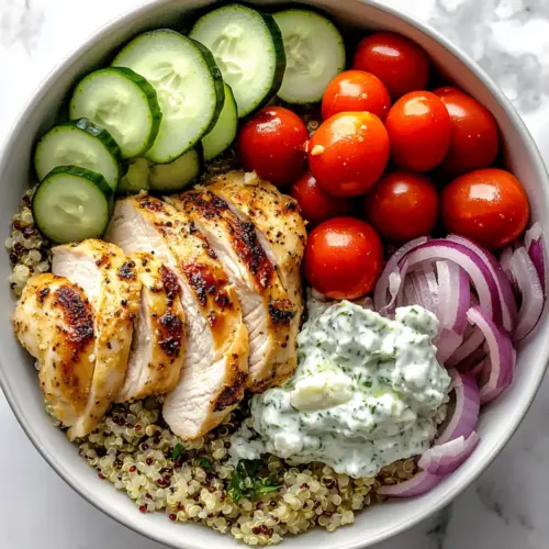 Fresh & Healthy Chicken Tzatziki
