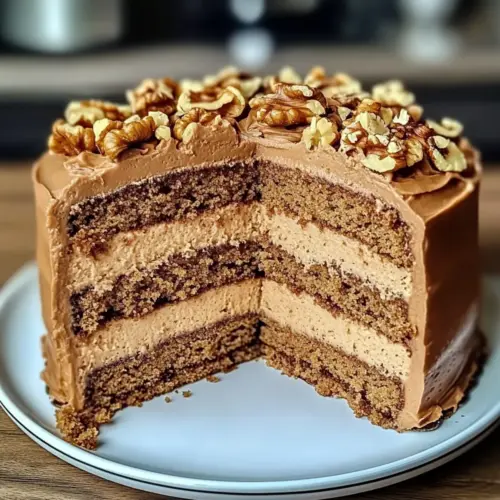 Coffee and Walnut Cake