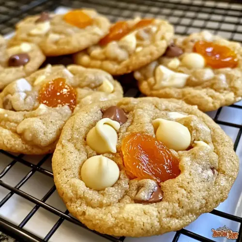 Apricot White Chocolate Cookies