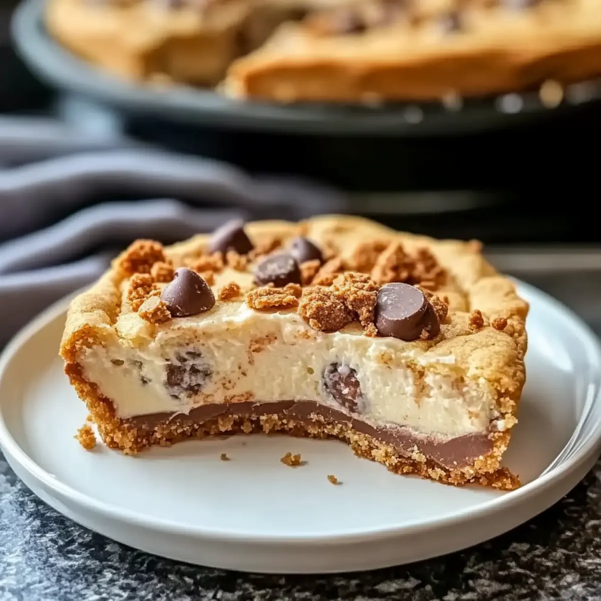 Butterfinger Pie with Peanut Butter